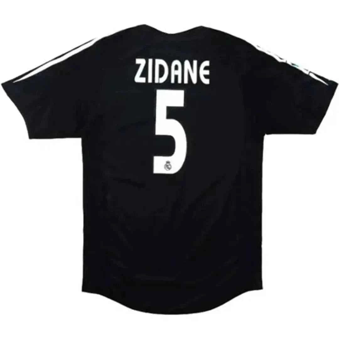 0DA5FD2E-7FAD-174A-BA3A-97004D6009C5.jpg 2004-05 Real Madrid Retro ZIDANE 5 Away Jersey - Image 1