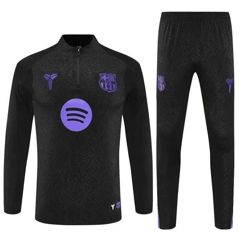 3e4897aa232f01a5.jpg Barcelona 25/26 Black Purple Training suit - Image 1