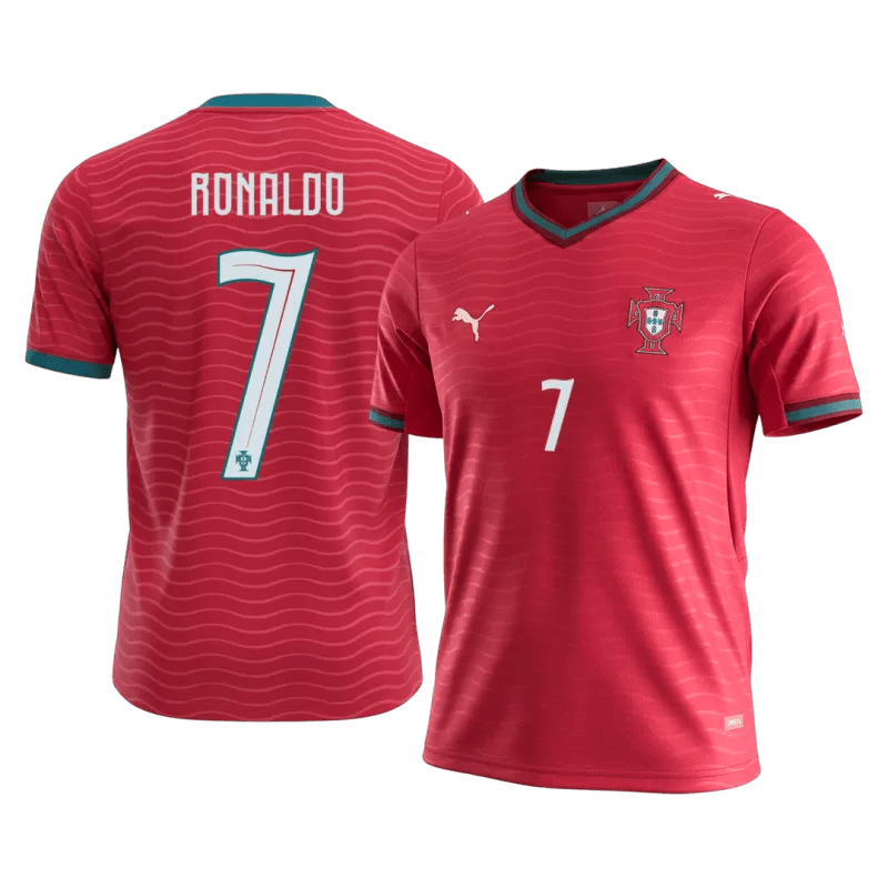6a8646ba593a6ea65ae20b66f1901d29.png Portugal RONALDO 7 world cup 2026 Home Soccer Jersey – Fan Version - Image 1