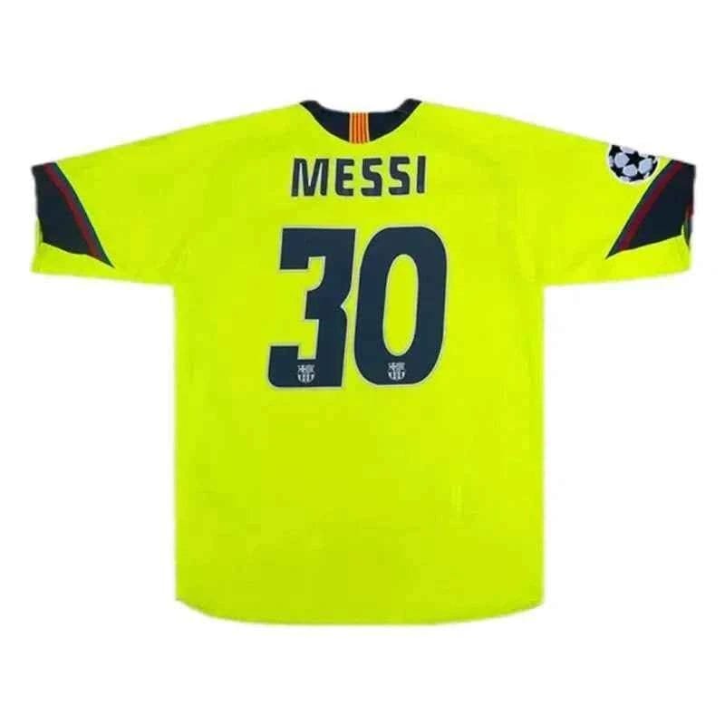 7A86A2A2-A398-9B0D-E207-06AB59009313.jpg 2005-06 Barcelona Messi #30 Retro Away Jersey - Image 1