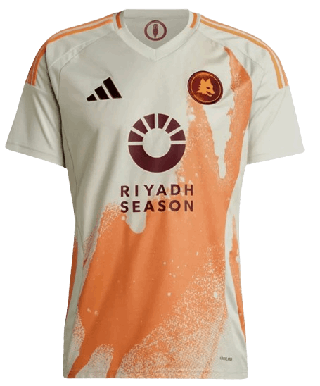 adidas-s-roma-away-soccer-fan-jersey-25-26-54729599123765.png ROMA AWAY SOCCER JERSEY 25/26 fan version - Image 1